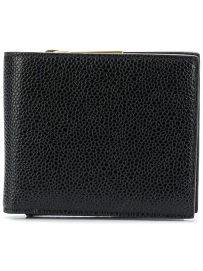 Thom Browne Fold-out Coin Purse Billfold In Black