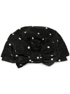 MAISON MICHEL MAISON MICHEL BETTY TURBAN - 黑色