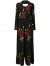 VALENTINO FLORAL PRINT JUMPSUIT