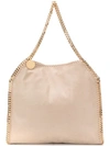 Stella Mccartney Falabella Fold-over Tote Bag In Neutrals