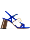 MARNI BUCKLED STRAPPY SANDALS