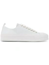 ANN DEMEULEMEESTER ANN DEMEULEMEESTER LACE-UP SNEAKERS - 白色
