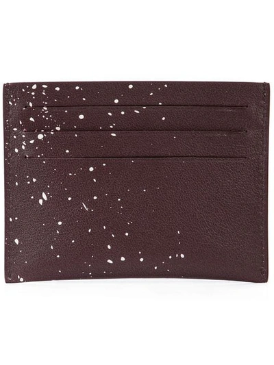 Givenchy Stencil Cardholder In Brown