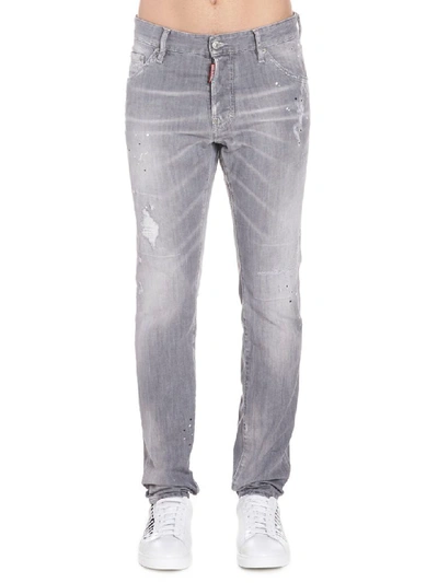 Dsquared2 Grey Jeans Cool Guy In Denim