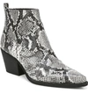 Sam Edelman Winona Booties In Black/ White Leather