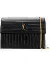 SAINT LAURENT VICTOIRE QUILTED LEATHER CROSSBODY BAG