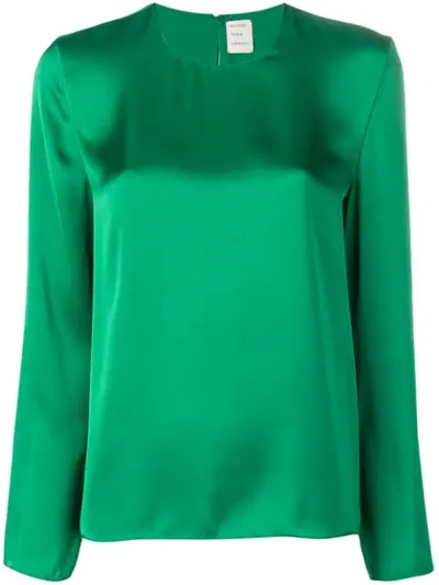 Maison Rabih Kayrouz Sheen Long Sleeve Blouse - 绿色 In Green