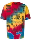 MAUNA KEA MAUNA KEA TIE DYE PRINT T-SHIRT - RED