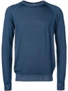 Drumohr Raglan Sweater In Blue