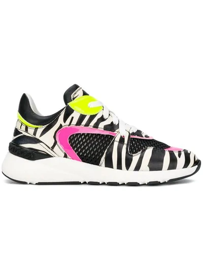 Casadei Panther Fluo Sneakers - 黑色 In Multicolor