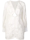 ZIMMERMANN ZIMMERMANN FLORAL-LACE DRESS - 白色