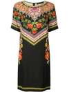 ETRO FLORAL EMBROIDERED EFFECT DRESS