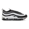 NIKE NIKE BLACK AND WHITE AIR MAX 97 SNEAKERS