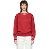 MONCLER MONCLER RED LOGO SWEATSHIRT