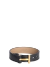 Tom Ford Buckle Detail Bracelet In Black