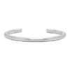 Le Gramme Brushed Bangle Bracelet In Silver