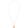 Alighieri Gold-plated The Flashback Twist Necklace In Gold
