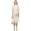 SIMONE ROCHA SIMONE ROCHA WHITE EMBROIDERED TULLE DRESS