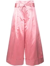 ADAM LIPPES ADAM LIPPES 绑带九分裤 - 粉色