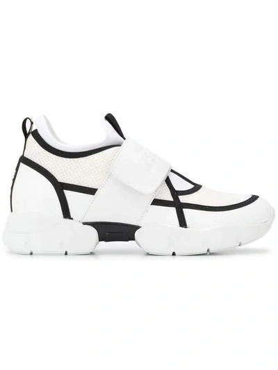 Msgm Chunky Trainers In White