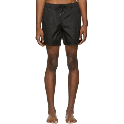 Moncler Elasticated Waist Shorts In Black