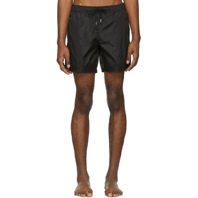 Moncler Elasticated Waist Shorts In 999.black