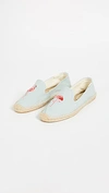 SOLUDOS FLAMINGO SMOKING SLIPPER ESPADRILLES