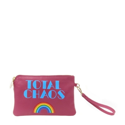 Meli Melo Pouch 手拿包 "total Chaos" 波尔多紅 In Pink
