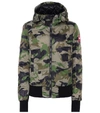 Canada Goose Dore Camouflage-print Hooded Shell Down Jacket In Green