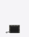 VALENTINO GARAVANI VALENTINO GARAVANI SMALL ROCKSTUD CALFSKIN WALLET