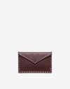 VALENTINO GARAVANI VALENTINO GARAVANI ROCKSTUD GRAINY CALFSKIN POUCH