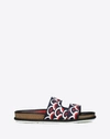 VALENTINO GARAVANI NYLON SCALE PRINT SANDAL