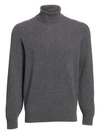 BRUNELLO CUCINELLI Rib-Knit Wool, Silk & Cashmere Turtleneck Sweater