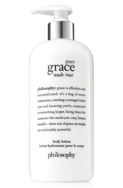 Philosophy Pure Grace Nude Rose Body Lotion In White