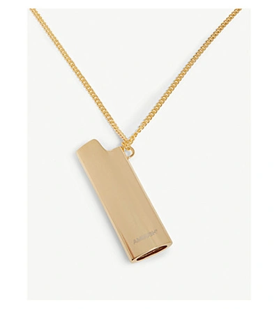 Ambush Lighter Case Necklace In Gold