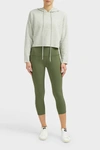 Alo Yoga Box Cropped Hoodie In Grey