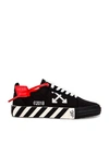 Off-white Black Striped Vulcanized Sneakers