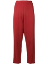 RAQUEL ALLEGRA CROPPED HIGH WAISTED TROUSERS