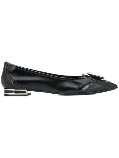 Casadei Liz Ballerinas In Black