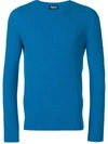 DRUMOHR DRUMOHR CREW NECK JUMPER - BLUE