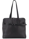 BURBERRY BURBERRY MEDIUM SOFT TOTE BAG - BLACK