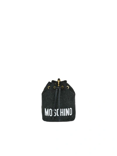Moschino Bucket Bag In Black