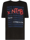 Faith Connexion X Ntmb Logo Cotton T-shirt In Black