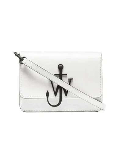 Jw Anderson White & Black Anchor Logo Bag