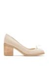 SARAH CHOFAKIAN LEATHER PUMPS