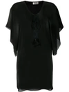 Saint Laurent Beach Cover-up In Black