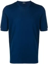 Drumohr Solid-color T-shirt In Blu