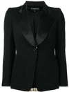 ANN DEMEULEMEESTER STRIPED BLAZER BACK JACKET