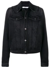 GIVENCHY GIVENCHY CROPPED DENIM JACKET - 黑色