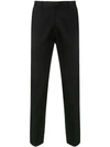 Dolce & Gabbana Tailored Virgin Wool Trousers In Black